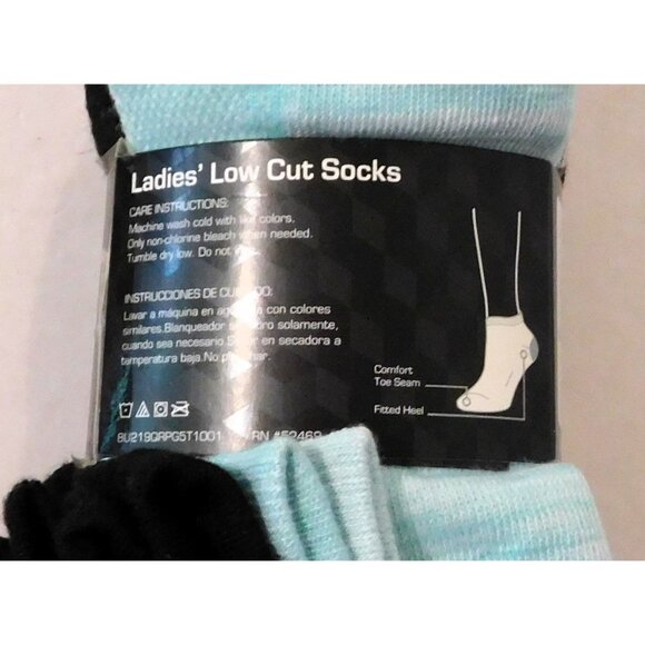 Athletic Works Ladies Low Cut Socks 10 Pair Shoe Size 4-10 No Show Assortment - Picture 5 of 5